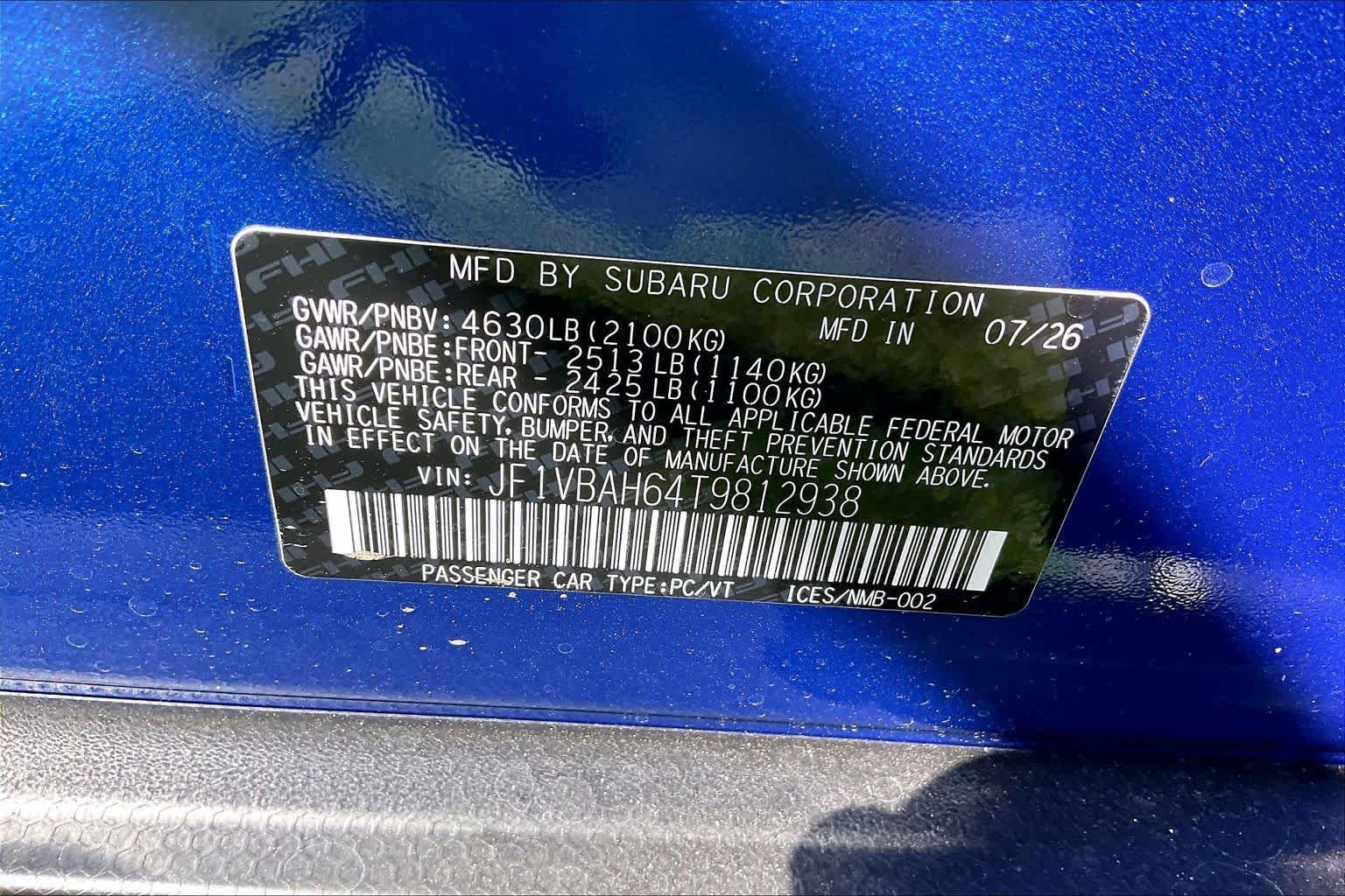 New 2026 Subaru WRX Premium AWD/4WD image 20