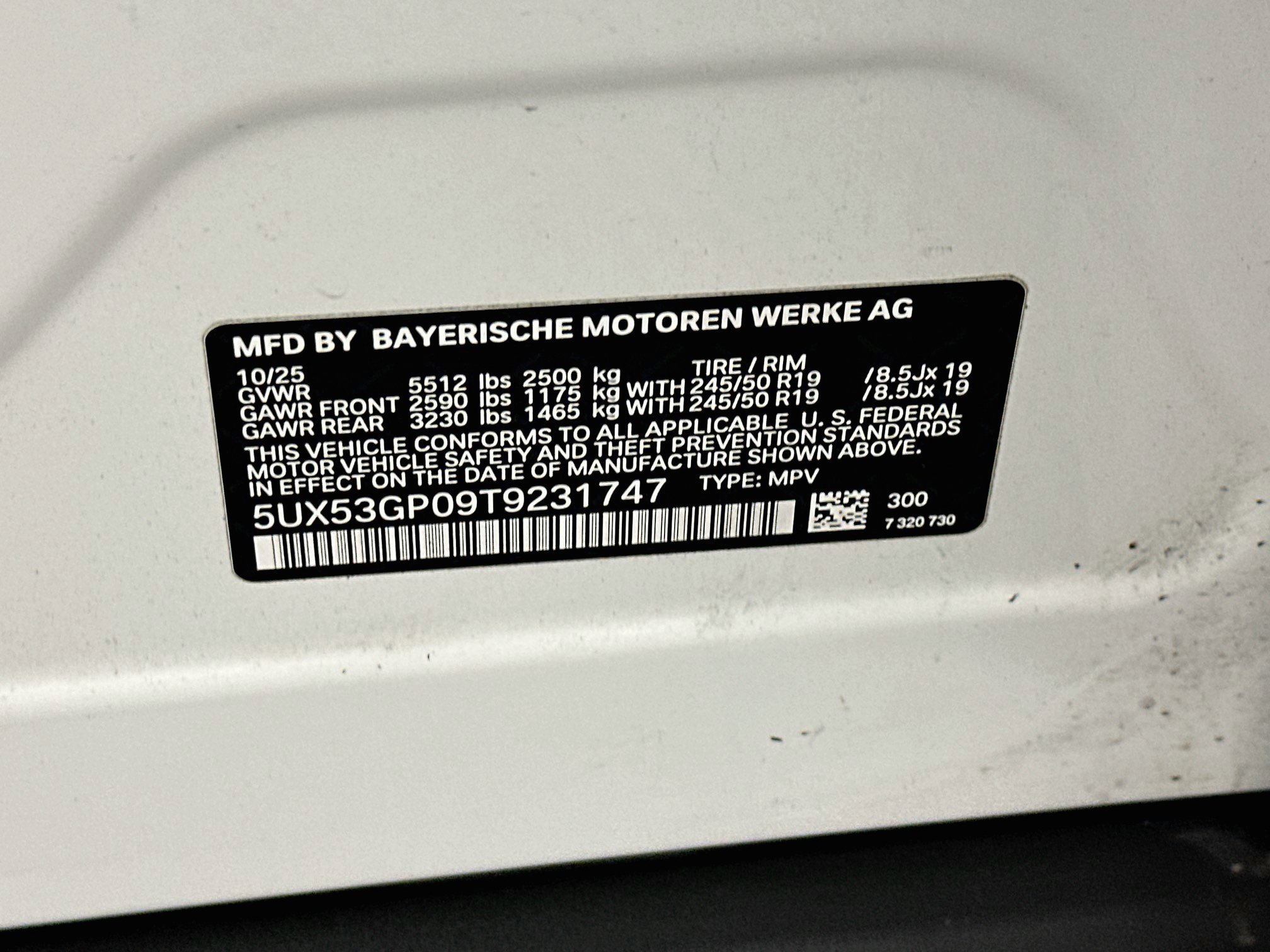 Used 2026 BMW X3 xDrive30i w/ Convenience Package AWD/4WD image 12