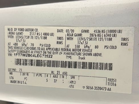 Used 2020 Ford F250 XL w/ Power Equipment Group image 61
