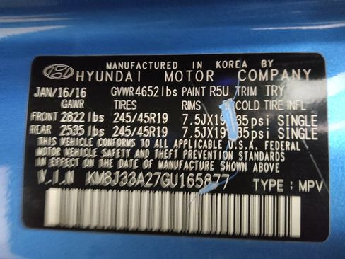 Used 2016 Hyundai Tucson Limited w/ Option Group 03 image 33