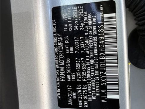 Used 2017 Hyundai Santa Fe Sport w/ 2.4L Tech Package 04 image 33