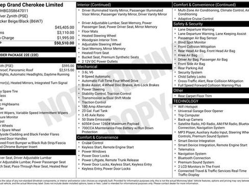 Used 2025 Jeep Grand Cherokee Limited AWD/4WD image 16