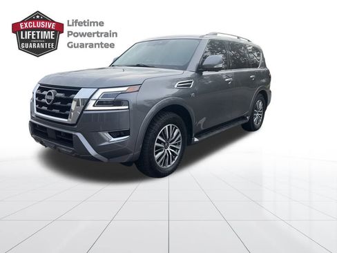 Used 2021 Nissan Armada SL w/ Captain's Chairs Package image 1
