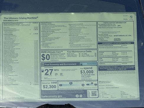 New 2026 BMW X3 M50 w/ Premium Package image 19