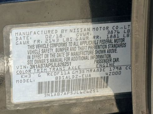 Used 2018 Nissan Sentra SV FWD image 30