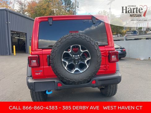 Used 2021 Jeep Wrangler Unlimited Rubicon 4xe w/ Steel Bumper Group image 13