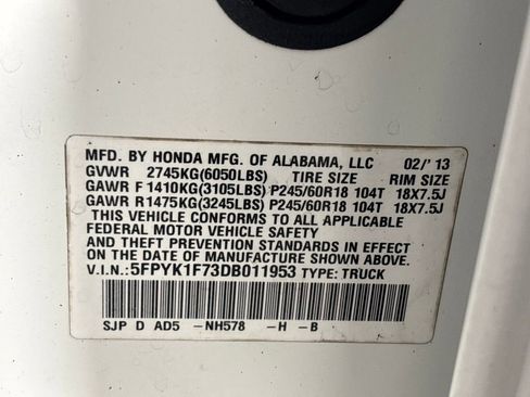 Used 2013 Honda Ridgeline Sport image 33