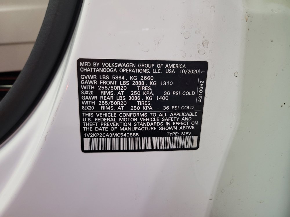 Used 2021 Volkswagen Atlas SE w/ Panoramic Sunroof Package AWD/4WD image 33
