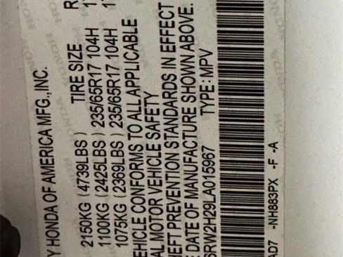 Used 2020 Honda CR-V LX image 30