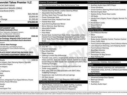 Used 2019 Chevrolet Tahoe Premier image 39