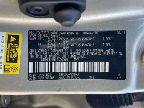 Used 2015 Toyota Highlander XLE image 37