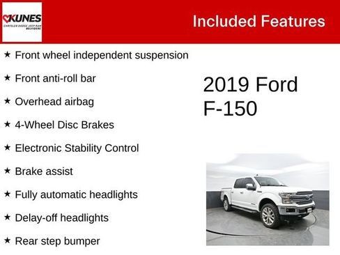 Used 2019 Ford F150 Lariat w/ Equipment Group 502A Luxury AWD/4WD image 4