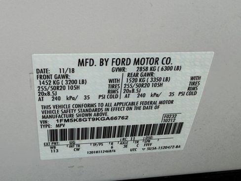 Used 2019 Ford Explorer Sport AWD/4WD image 34