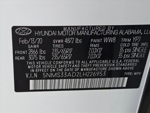 Used 2020 Hyundai Santa Fe SEL image 23