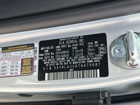 New 2026 Kia Sorento S w/ S Panoramic Sunroof Package FWD image 26