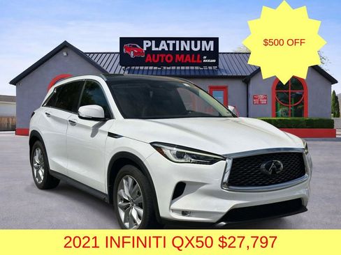 Used 2021 INFINITI QX50 Luxe FWD image 1