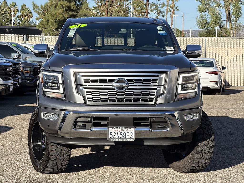 Used 2021 Nissan Titan Platinum Reserve w/ Moonroof Package AWD/4WD image 2