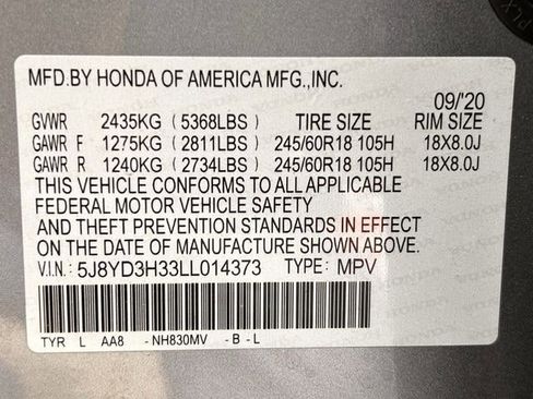 Used 2020 Acura MDX FWD image 35