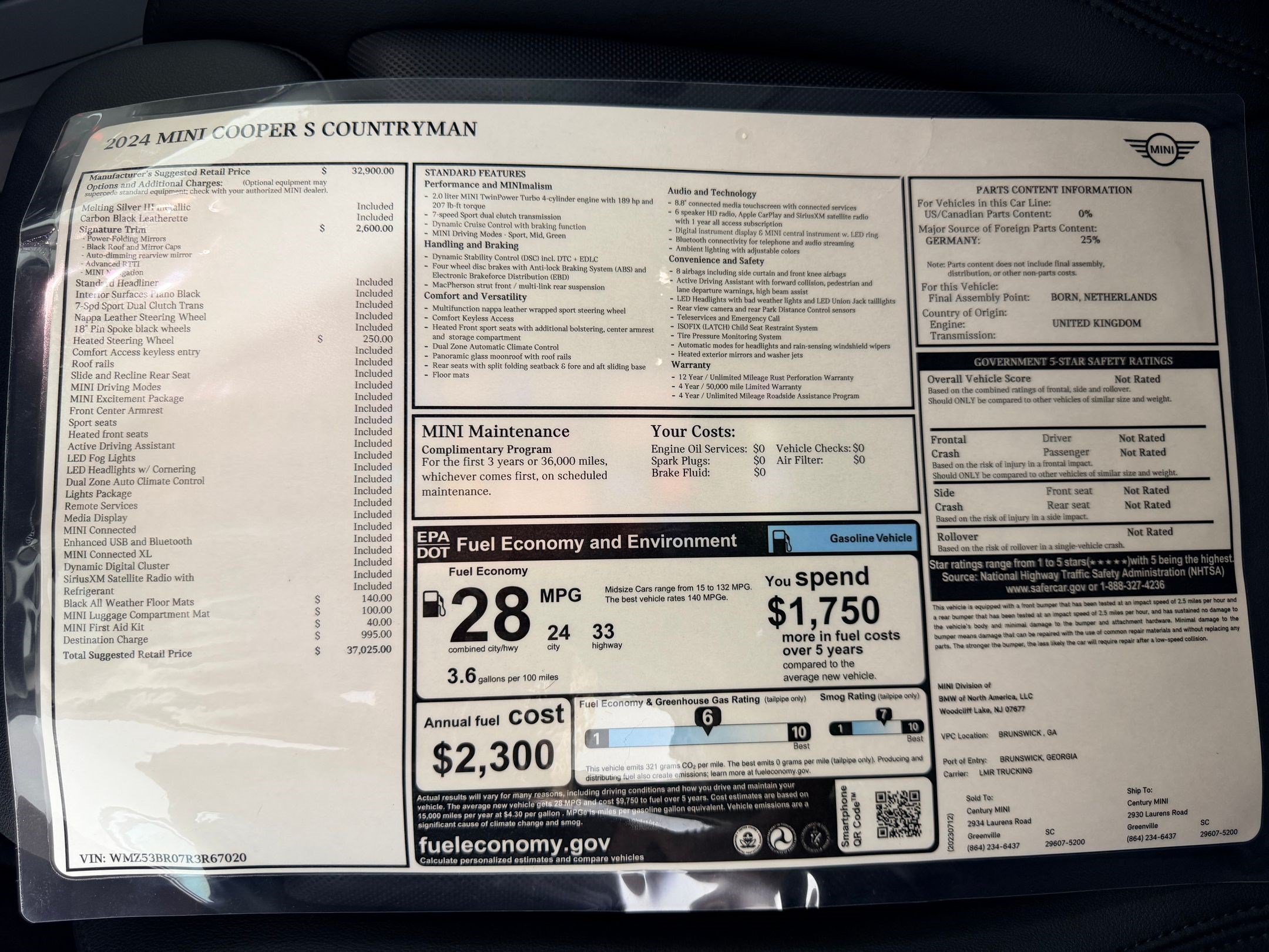 Certified 2024 MINI Cooper Countryman S FWD image 25