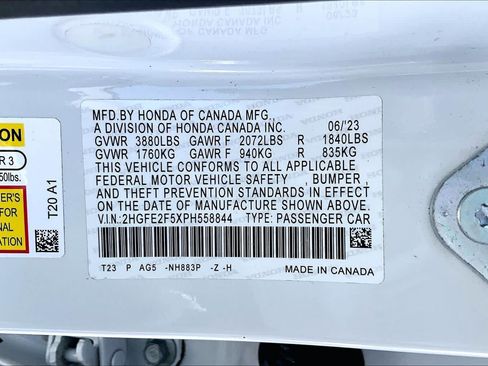 Used 2023 Honda Civic Sport image 34