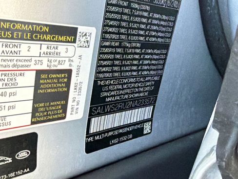 Used 2022 Land Rover Range Rover Sport HST AWD/4WD image 21