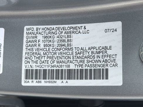 Used 2024 Honda Accord EX image 33