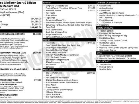 Used 2021 Jeep Gladiator Sport AWD/4WD image 6