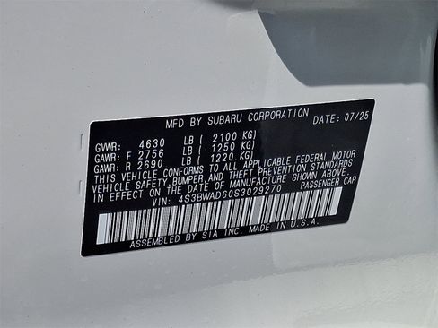 New 2025 Subaru Legacy Premium w/ Popular Package #1A image 11