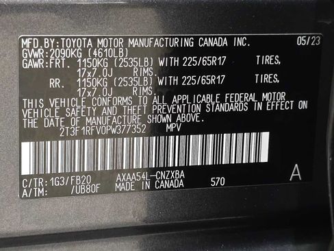 Certified 2023 Toyota RAV4 LE AWD/4WD image 30