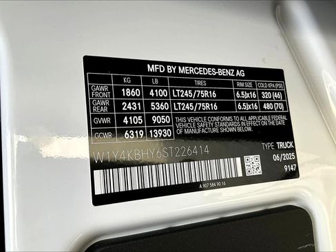 New 2025 Mercedes-Benz Sprinter 2500 image 13