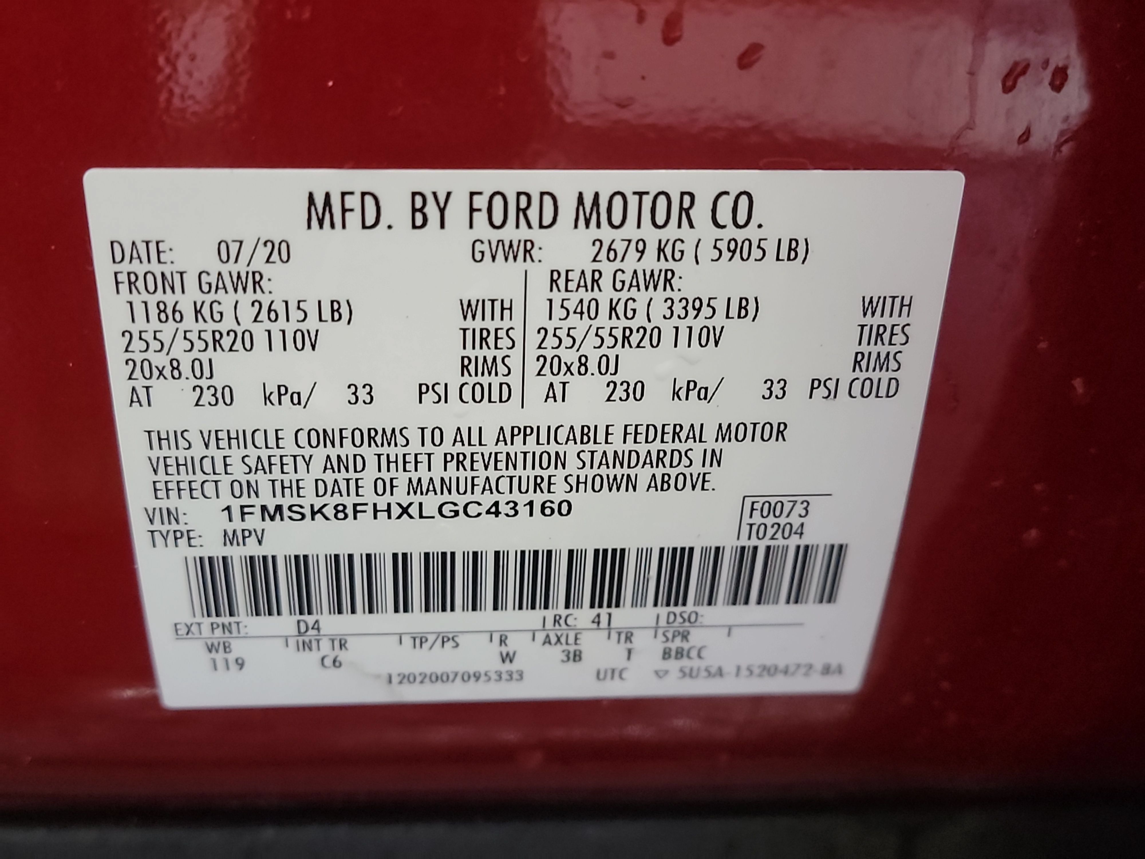 Used 2020 Ford Explorer Limited AWD/4WD image 32
