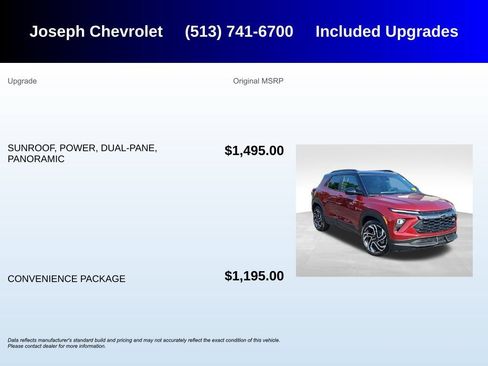 Used 2025 Chevrolet TrailBlazer RS w/ Convenience Package FWD image 5