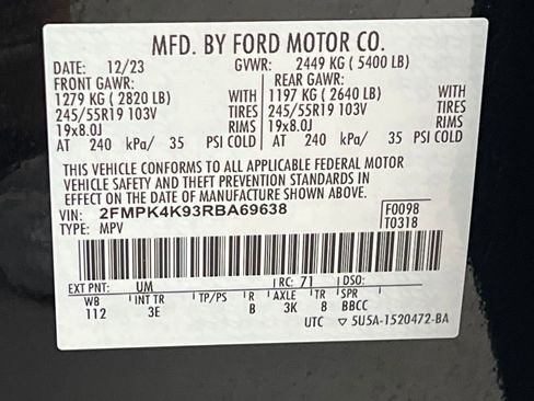 Used 2024 Ford Edge Titanium AWD/4WD image 64