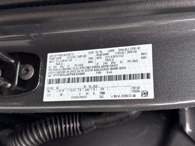 Used 2026 Ford F150 XLT w/ Equipment Group 302A MID AWD/4WD image 26