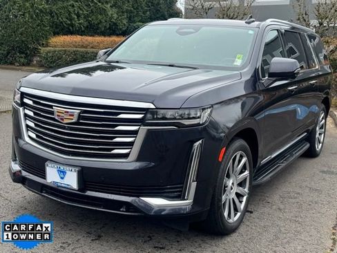 Used 2022 Cadillac Escalade ESV Premium Luxury Platinum image 3