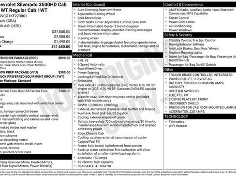 Used 2019 Chevrolet Silverado 3500 W/T w/ WT Convenience Package image 5