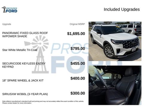New 2026 Ford Explorer Platinum RWD image 39