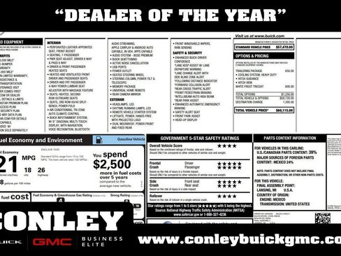 Used 2023 Buick Enclave Avenir w/ Trailering Package, 5000 lbs. FWD image 1