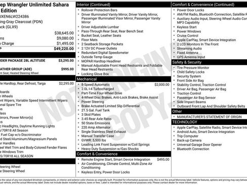 Used 2020 Jeep Wrangler Unlimited Sahara image 17