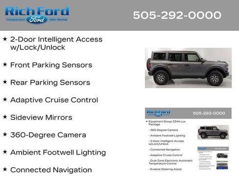 Certified 2025 Ford Bronco Badlands AWD/4WD image 82