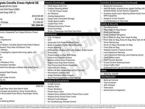 Used 2023 Toyota Corolla Cross AWD Hybrid image 34