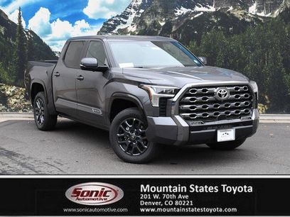 New 2026 Toyota Tundra Platinum