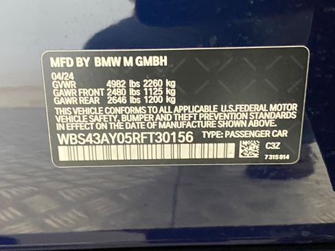 Used 2024 BMW M3 Competition w/ M Carbon Exterior Package image 20