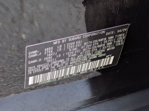 Used 2024 Subaru Outback Limited AWD/4WD image 40