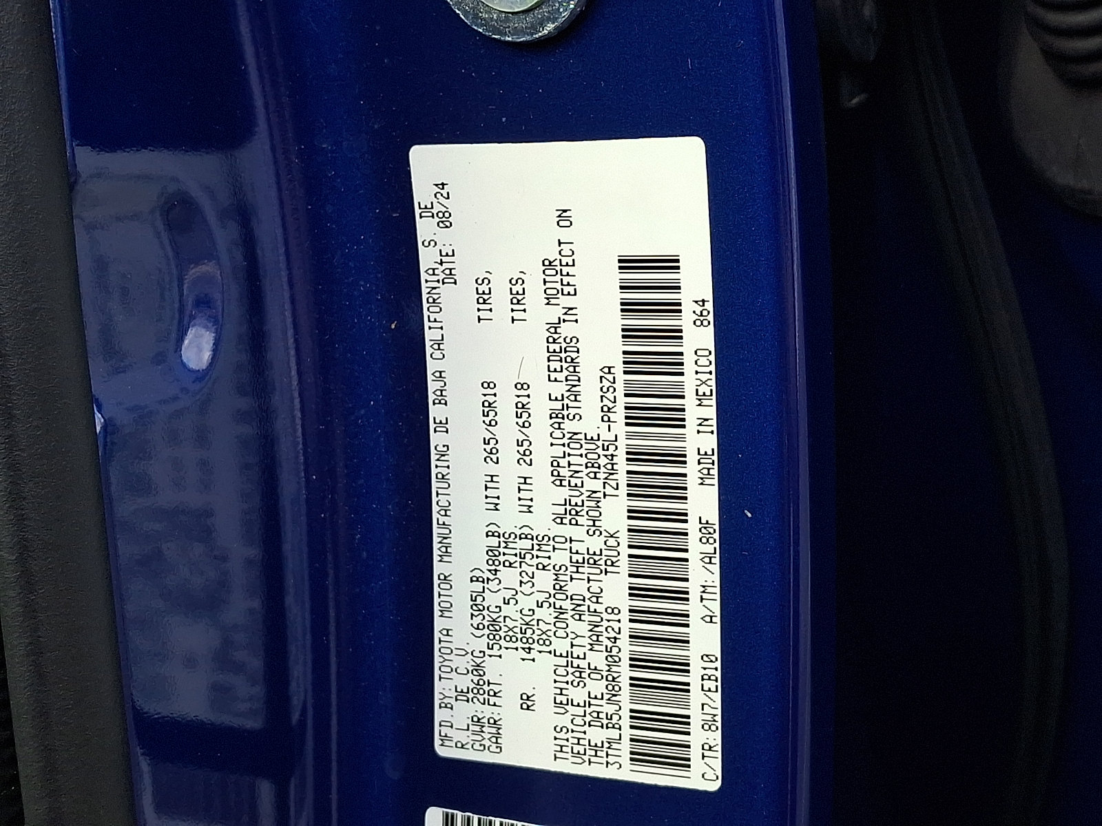 Used 2024 Toyota Tacoma Limited w/ Limited Package (LT) AWD/4WD image 20