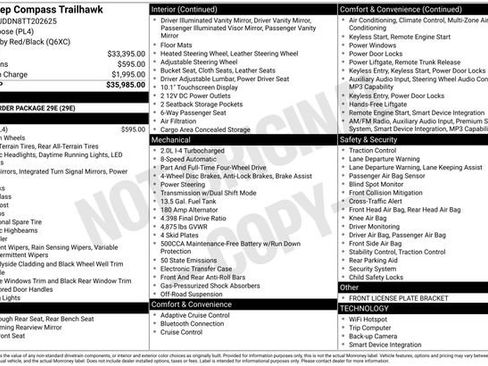 New 2026 Jeep Compass Trailhawk image 31
