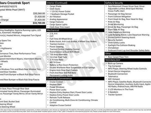 Certified 2025 Subaru Crosstrek 2.5i Sport AWD/4WD image 28