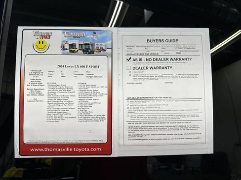 Used 2024 Lexus LX 600 F Sport image 50