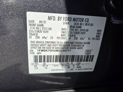 Used 2021 Ford Explorer XLT w/ Equipment Group 202A RWD image 20