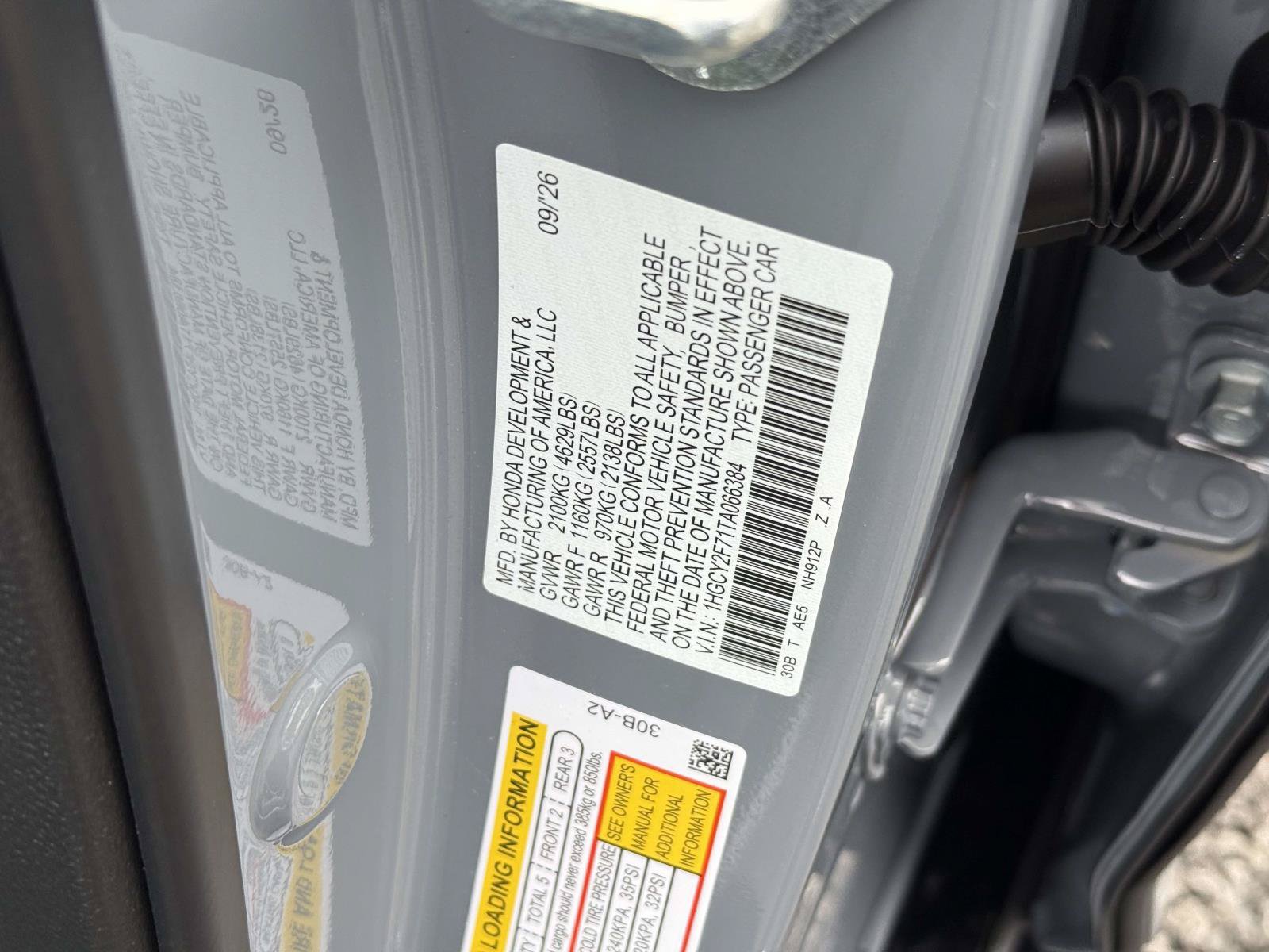 New 2026 Honda Accord Hybrid Sport-L FWD image 20